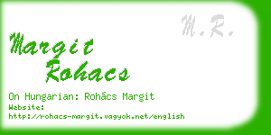 margit rohacs business card